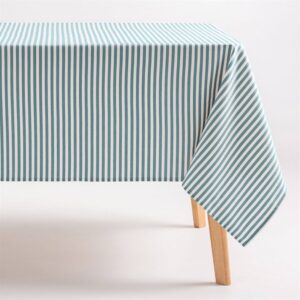 Stain-Resistant Cotton Tablecloth Fabric Touch Stripes Arenza